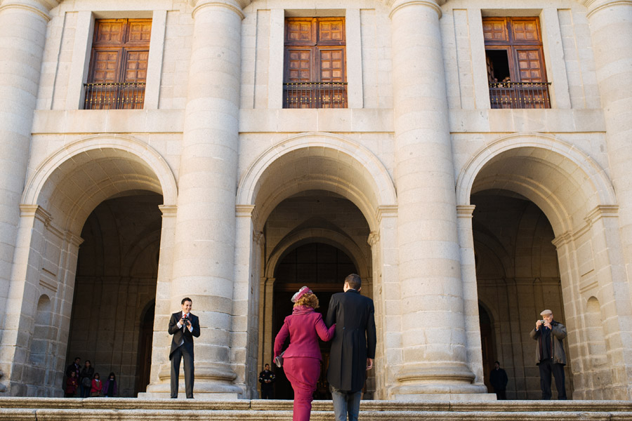 fotografo de boda en el monasterio de el escorial de madrid