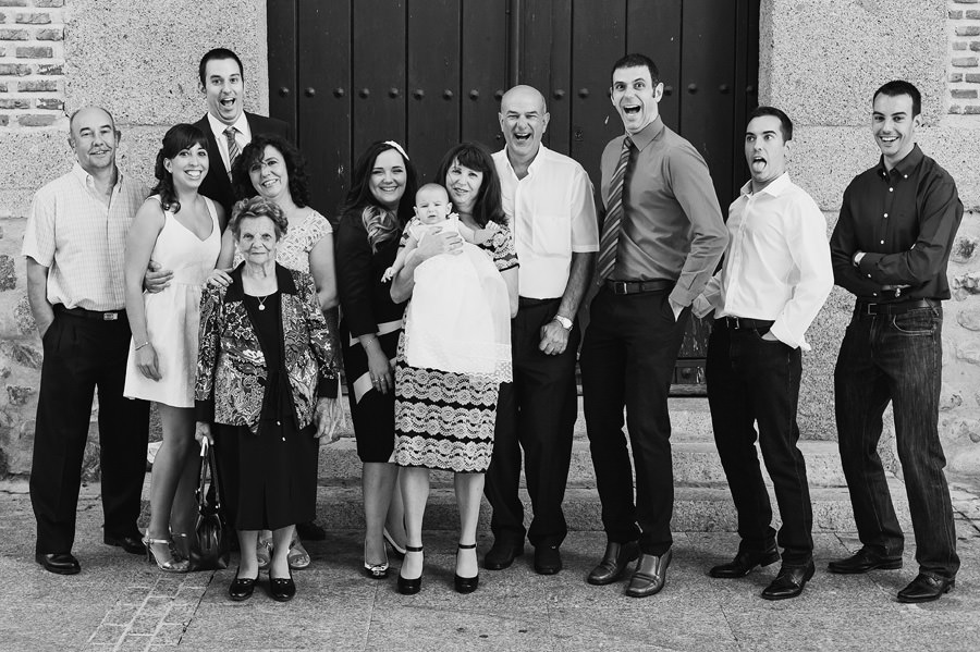 fotos de familia de bautizo en alcobendas