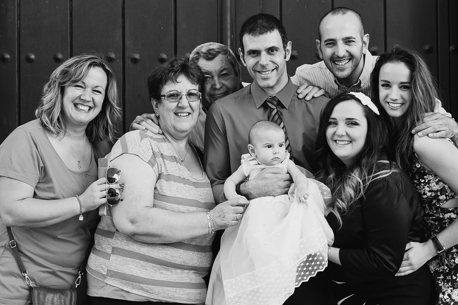 fotos de familia de bautizo en alcobendas